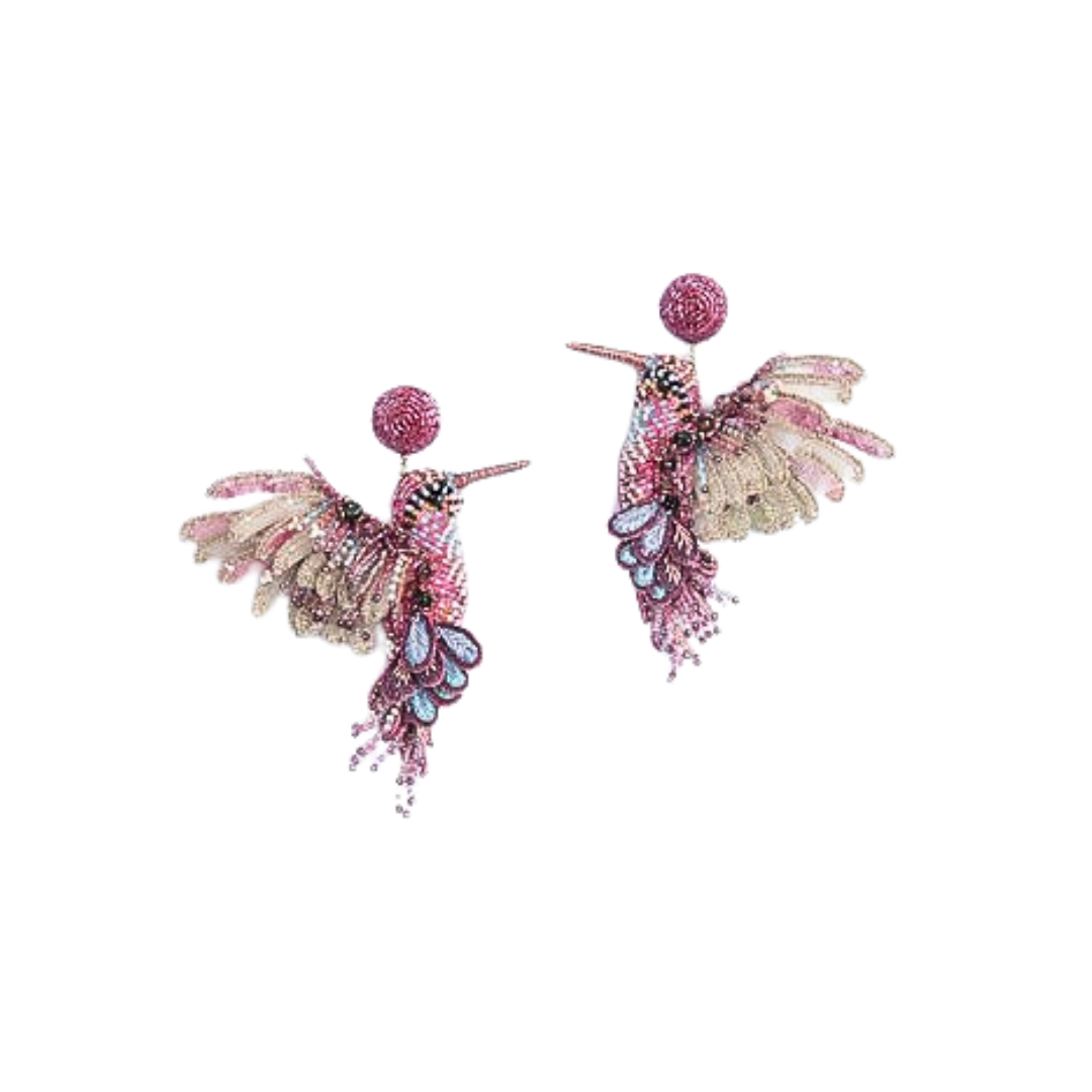Deepa Gurnani Hummingbird Earring